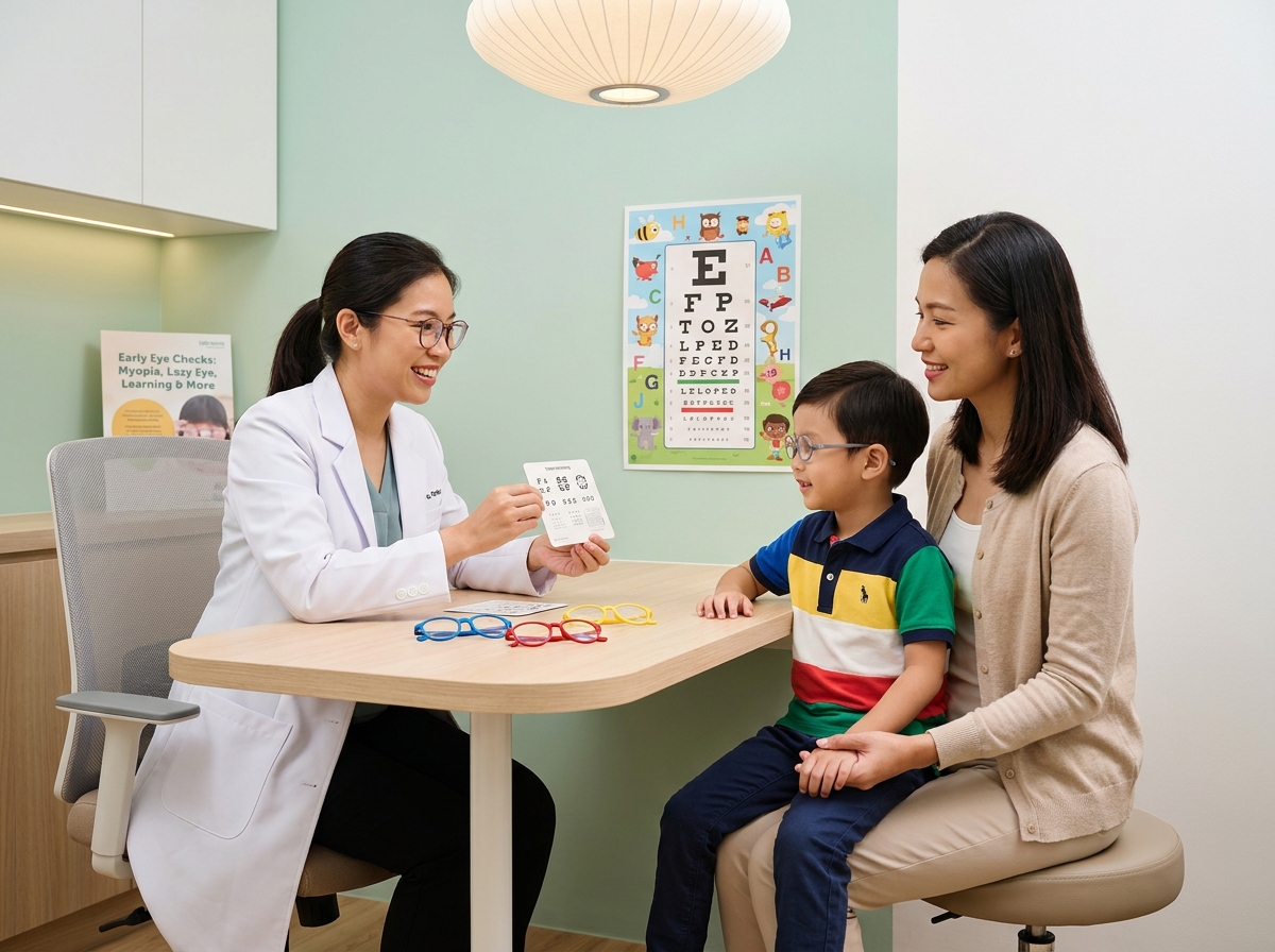 Children eye care and vision screening in Penang