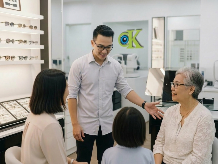 CK Optometrist Consultant optical store in Bukit Mertajam Penang